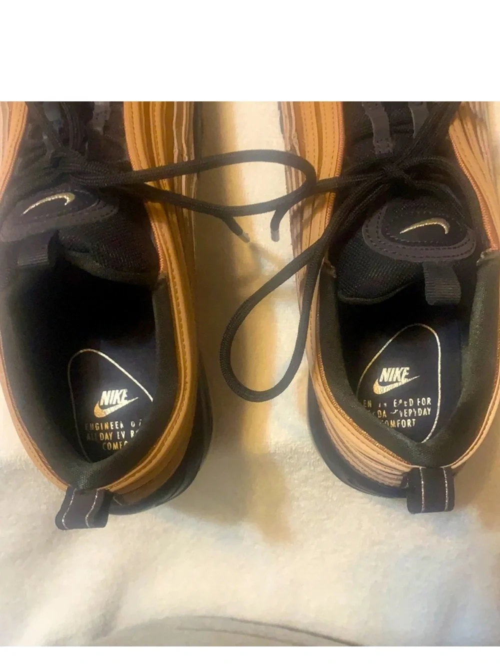 Nike Air Max 97 Women's Sneakers — Bronze/Black